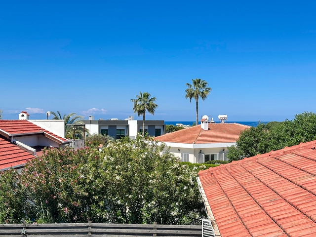 4-bedroom bungalow in Lapta Kyrenia with private swimming pool, garden, outdoor seating area, and detached single-level home with ready title deed in North Cyprus
