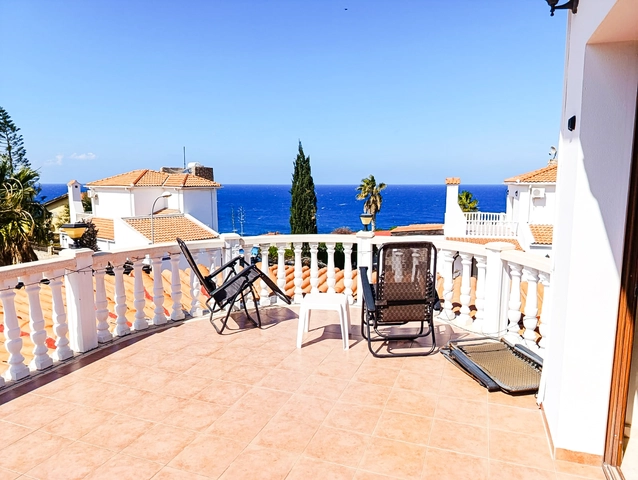 sea view terrace villa North Cyprus Bahceli