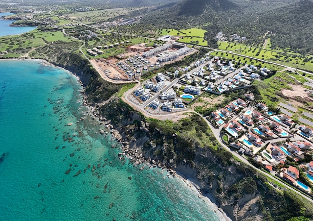 2-bedroom garden apartment with full sea view terrace in Esentepe North Cyprus