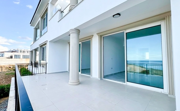 2-bedroom garden apartment with full sea view terrace in Esentepe North Cyprus