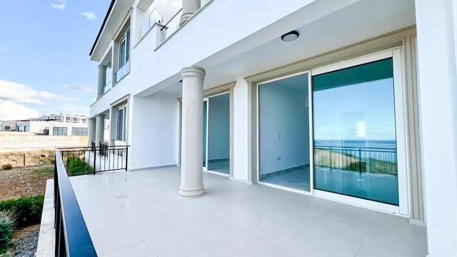 2-bedroom garden apartment with full sea view terrace in Esentepe North Cyprus