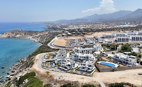 2-bedroom garden apartment with full sea view terrace in Esentepe North Cyprus