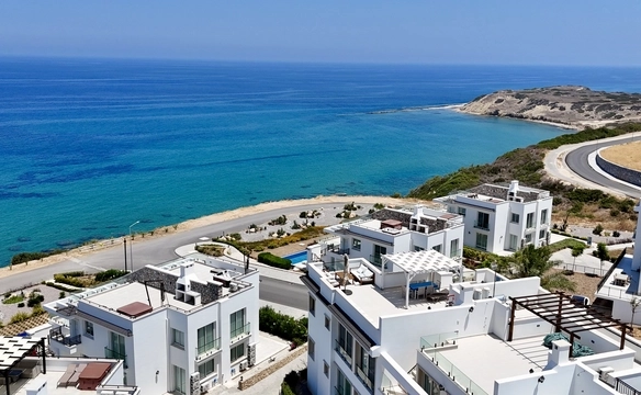 2-bedroom garden apartment with full sea view terrace in Esentepe North Cyprus