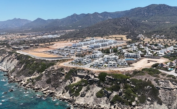 2-bedroom garden apartment with full sea view terrace in Esentepe North Cyprus