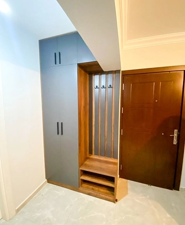 Fully furnished 1-bedroom apartment in Park Residence Long Beach with modern open-plan kitchen, bright living room, spacious balcony, and ready-to-move-in condition in North Cyprus