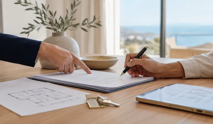 Registered property contract and title deed documents for North Cyprus buyers
