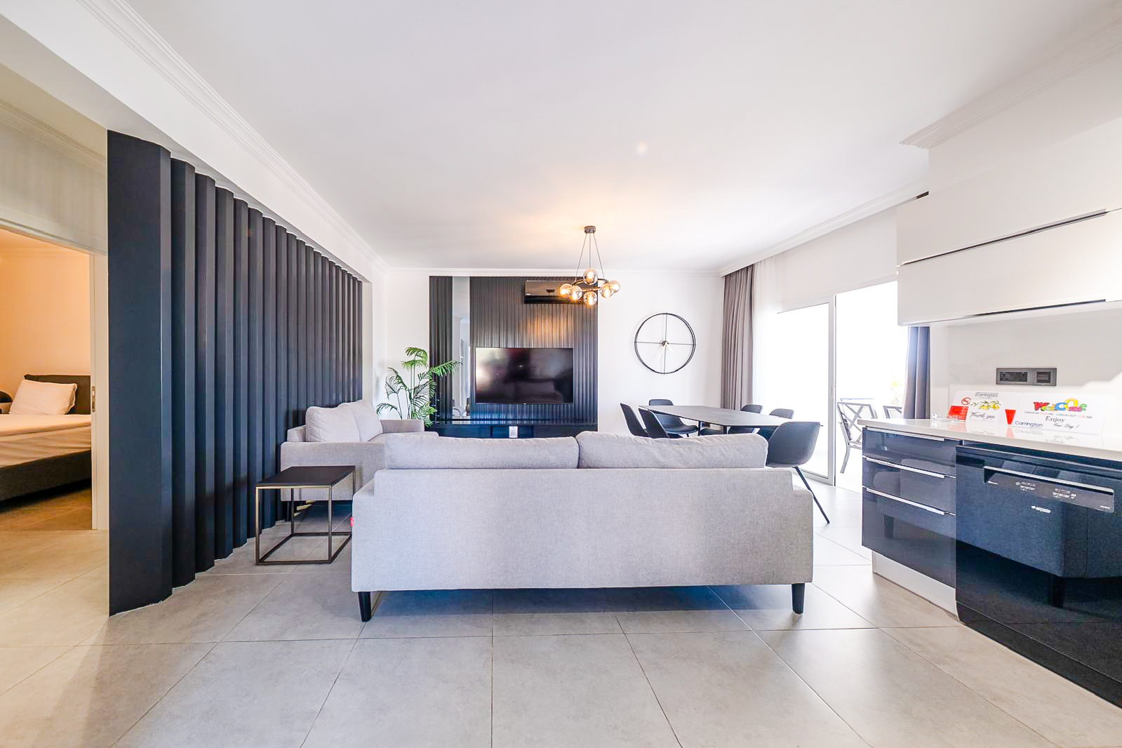 R-ESE-005 (5) Fully furnished 3 bedroom garden villa apartment in Esentepe North Cyprus with resort facilities and swimming pools