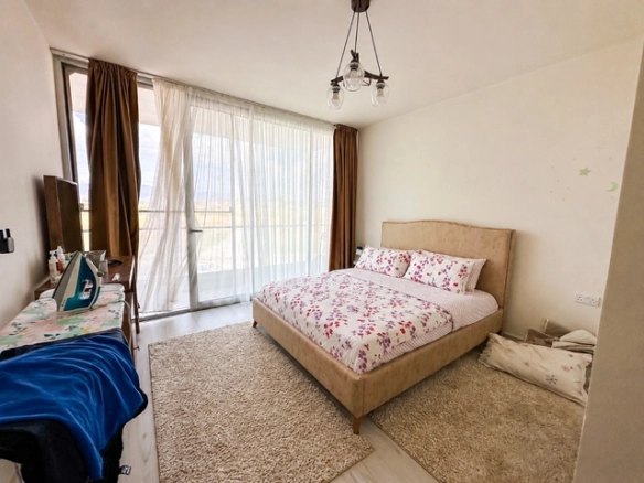 Fully furnished 2-bedroom apartment with balconies near the sea in Bogaz Iskele North Cyprus