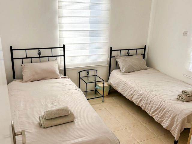 Fully furnished 2-bedroom townhouse apartment with rooftop terrace in Turtle Bay Esentepe North Cyprus