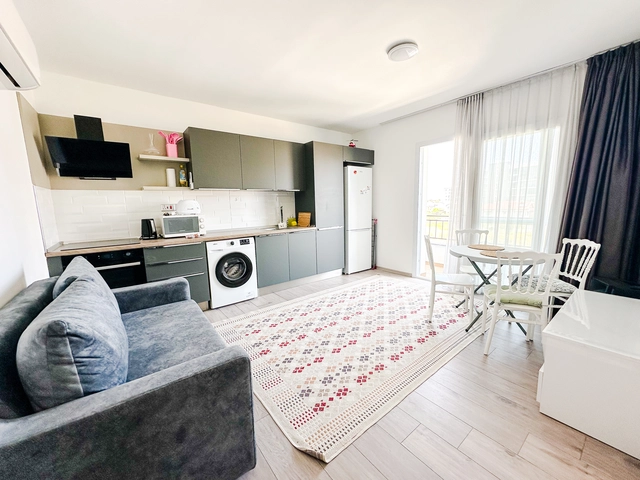 r-isk-008 (1).jpg1 Fully furnished 1-bedroom apartment with sea view balcony in Long Beach Iskele North Cyprus