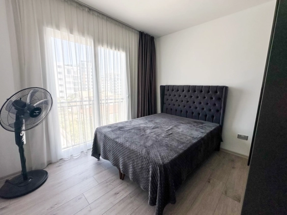 Fully furnished 1-bedroom apartment with sea view balcony in Long Beach Iskele North Cyprus