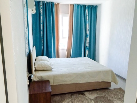 Fully furnished 2 bedroom apartment in Caesar Resort Phase 1 near Long Beach Iskele North Cyprus