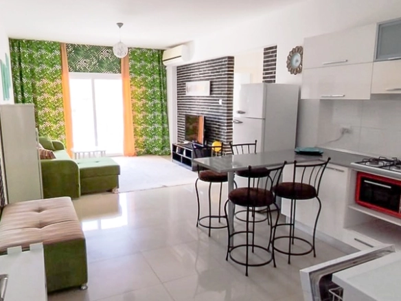 Fully furnished 2 bedroom apartment in Caesar Resort Phase 1 near Long Beach Iskele North Cyprus
