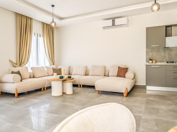 3 bedroom ground floor garden apartment for sale in Çatalköy Kyrenia