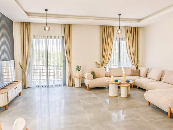 3 bedroom ground floor garden apartment for sale in Çatalköy Kyrenia