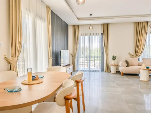 3 bedroom ground floor garden apartment for sale in Çatalköy Kyrenia