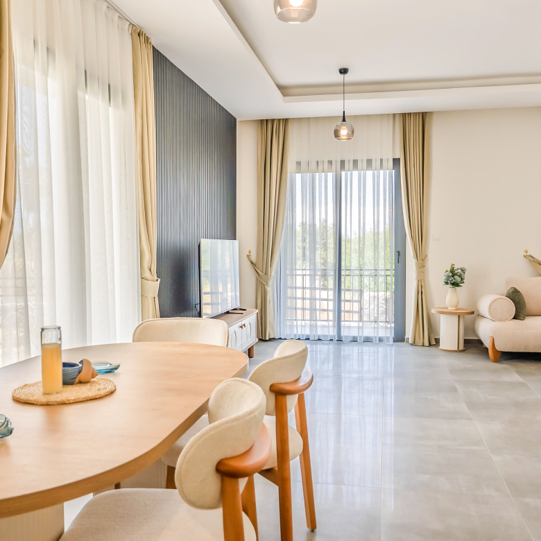 3 bedroom ground floor garden apartment for sale in Çatalköy Kyrenia