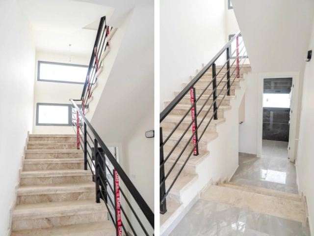 first floor.png Three-bedroom semi-detached duplex villa with communal pool in Alsancak Yeşiltepe, Kyrenia, North Cyprus.