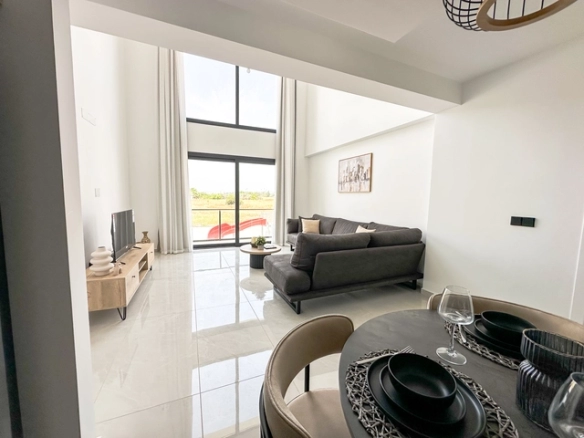 2 bedroom loft townhouse apartment with private roof terrace in Bahçeli Iskele North Cyprus