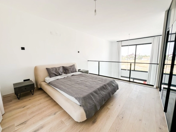 2 bedroom loft townhouse apartment with private roof terrace in Bahçeli Iskele North Cyprus