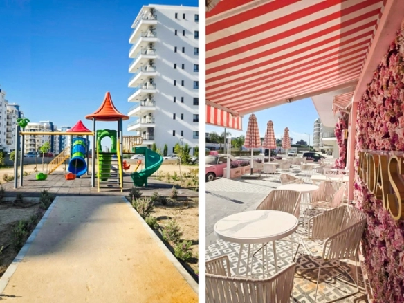Fully furnished studio apartment in Park Residence Long Beach Iskele