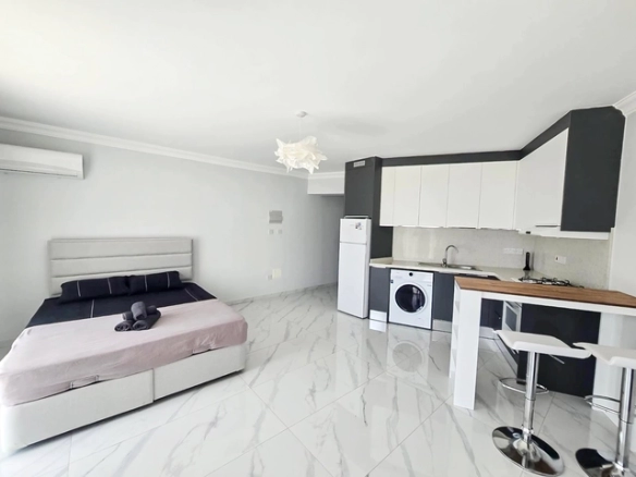 Fully furnished studio apartment in Park Residence Long Beach Iskele