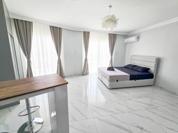 Fully furnished studio apartment in Park Residence Long Beach Iskele