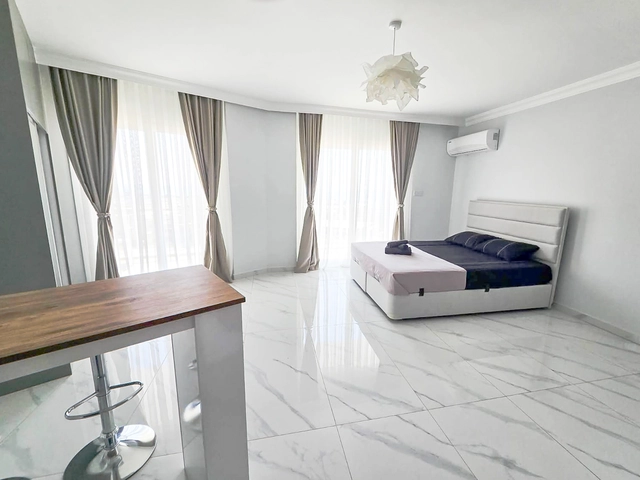 Fully furnished studio apartment in Park Residence Long Beach Iskele