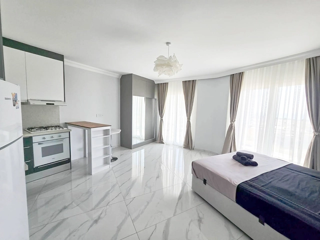 Fully furnished studio apartment in Park Residence Long Beach Iskele