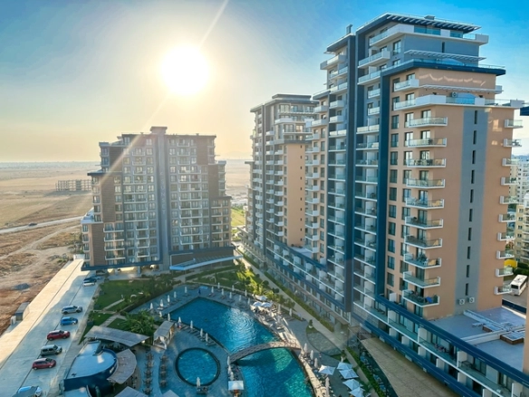 Fully furnished 1-bedroom apartment in Long Beach, Iskele, North Cyprus