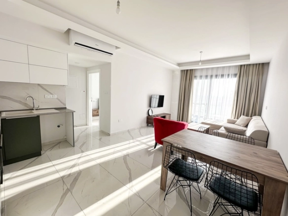 Fully furnished 1-bedroom apartment in Long Beach, Iskele, North Cyprus