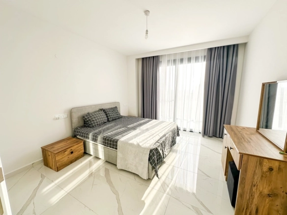 Fully furnished 1-bedroom apartment in Long Beach, Iskele, North Cyprus